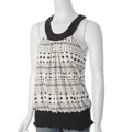 Nice Wear New York Women's White Stretch Knit Tunic