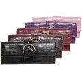M Collection by Adi Women's Croc Print Wristlet Clutch