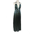 T-Bags Women's Silk Full-length Dress