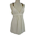 T-Bags Women's White Summer Dress
