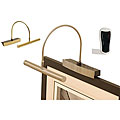 Brass Slimline Remote Control Picture Light