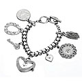 Jennifer Lopez Collection Women's Charm Bracelet Watch