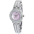 Jennifer Lopez Collection Silvertone Crystal Watch