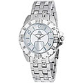Jennifer Lopez Collection Women's Silvertone Crystal Watch