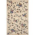 Hand-tufted Deco Garden Ivory Wool Rug (8' x 11')