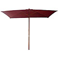 Garden Odyssey Wood Pole Rectangular Canopy Umbrella
