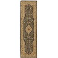 Eastern Gate GT04 Green New Zealand Wool Rug (2'3 x 8')
