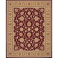 Eastern Gate Burgundy Rug (4' x 6' Oval)