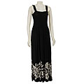 Karin Stevens Women's Printed-border Dress
