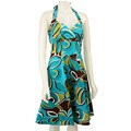 R&K Women's Surplice Halter Dress