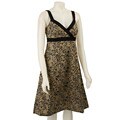 FINAL SALE Madison Leigh Women's Printed Cotton Sateen Dress