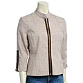 Sharagano Women's Linen Casual Jacket