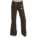 Dittos Women's Woven Wool Silk Pants