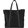 Prada 'Tessuto' Logo Jacquard Shopping Bag