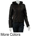 Miss Sixty Women's Zip-front Faux Leather Jacket