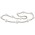 10k White Gold White Freshwater Pearl Necklace (8.5-10 mm)