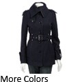 Miss Sixty Women's Belted Wool Coat