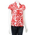 Violet & Claire Women's Floral Print Knit Blouse