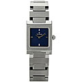 Titan Women's Elegant Blue Dial Silvertone Watch