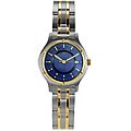 Titan Women's Elegant Blue Dial Two-tone Watch