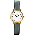 Titan Women's White Dial Leather Strap Watch