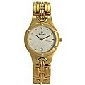 Titan Men's Elegant Cream Dial Goldtone Band Watch