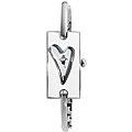 Jennifer Lopez Collection Women's Heart Dial Watch