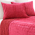 Pine Cone Hill Velvet Hollyberry Quilt Set