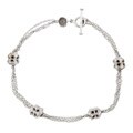 Tacori 18k White Gold 2/5ct TDW Diamond Bracelet (G, VS)