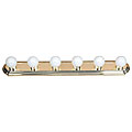 Polished Brass 6-light Vanity