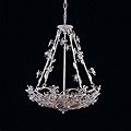 Antique White 8-light Chandelier