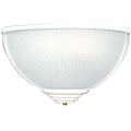 White Textured Frosted Glass Wall Sconce