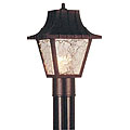 Black Polypropylene Outdoor Post Head
