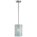 Mini Pendant Light with Brushed Nickel Finish