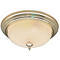 Polished Brass 1-light Flush Mount Light Fixture