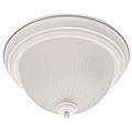 White 1-light Flush Mount Ceiling Fixture
