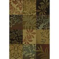 Blue/ Rust Rug (1'10 x 7'6)