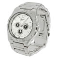 Geneva Platinum Men's Chronograph Link Watch