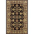 Black/ Ivory Rug (7'9 x 10')