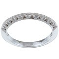 Tacori Platinum 1/10ct TDW Diamond Semi-crescent Ring (G, VS)