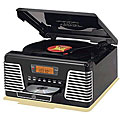 Crosley CR712-BK Autorama Turntable with CD Player/AM/FM Radio