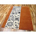Hand-tufted Bubble Stripe Wool Rug (5' x 8')