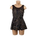 Alicia Simone Women's 1-piece Geometric Print Swimsuit