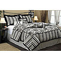 Charo 7-piece Deluxe Chenille Queen Comforter Set