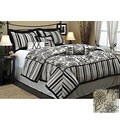 Charo 7-piece King-size Deluxe Chenille Comforter Set