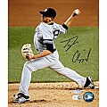 Tyler Clippard Yankees Pitching Vertical Side View 8x10 Photo