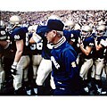 'Tony Rice with Lou Holtz' 16x20-inch Collectible Photograph