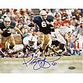 Jerome Bettis Autographed Notre Dame 8x10 Photograph