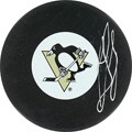 Ron Francis Autographed Pittsburgh Penguins Puck