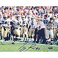Tony Rice Notre Dame Touchdown Run Autographed 16x20 Photograph